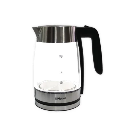 NOBEL KETTLE GLASS 1.8 LITRE 6month warranty NOBEL-NK180G