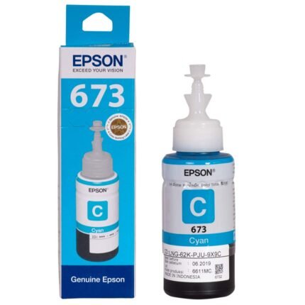 EPSON T6735: Light Cyan Ink Bottle (70 ml) for L800 Printer