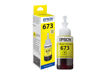 EPSON T6734: Yellow Ink Bottle (70 ml) for L800 Printer