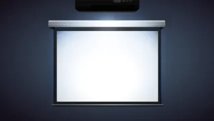 Projector's SCREEN Wallmount (80cm * 60cm)