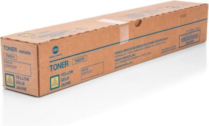 Toner Cartridge Ink	KONICA TN221Y Toner yellow f. bizhub C287/C227 A8K3250