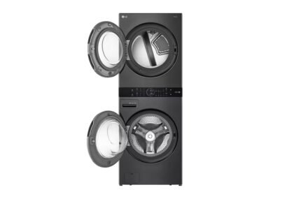 Single Unit Front Load LG WashTower™ with Center Control™ 4.5 cu. ft. Washer and 7.4 cu. ft. Electric Dryer