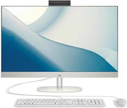 HP All-in-One 24-inch Desktop, 13th Generation Intel Core i7-1355U processor| 16GB DDR4 RAM| 512GB NVMe SSD| 23.8” FHD Display