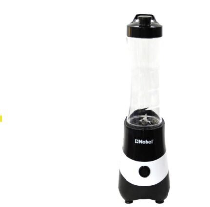 NOBEL-NB600 NOBEL TABLE TOP BLENDER BLACK 600+300 ML PUSH BUTTON CONTROL PLASTIC