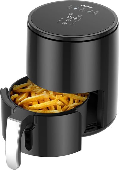 NOBEL-NAF350 NOBEL AIR FRYER BLACK 2.5 LITRES 1200W PLASTIC BODY 6 PRESET PROGRA