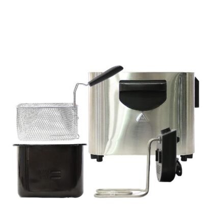 NOBEL-NDF8G NOBEL DEEP FRYER STAINLESS STEEL 4 LITRES 2500-3000W STAINLESS STEEL