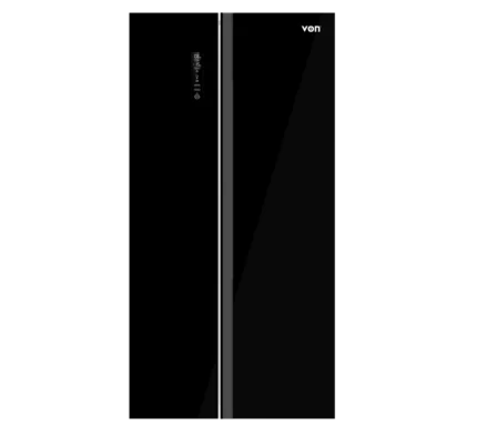 Von VARZ-20NHK Side by Side Fridge, 429L - Black