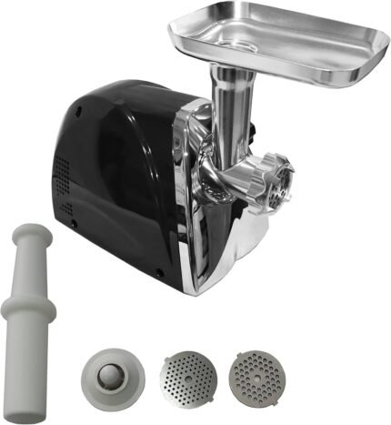Nobel Meat Grinder Black Copper Motor Reverse Stainless Steel Blade Anti Slip NMG205